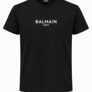 balmain paris logo t shirt shot